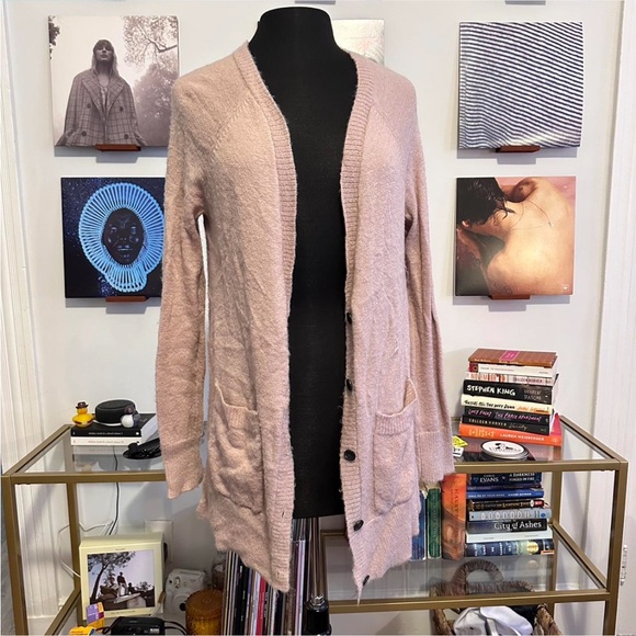 Pink American Eagle Cardigan - Picture 1 of 4